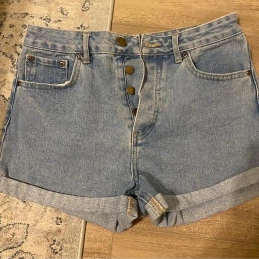 Forever 21 Light Blue Jean Shorts